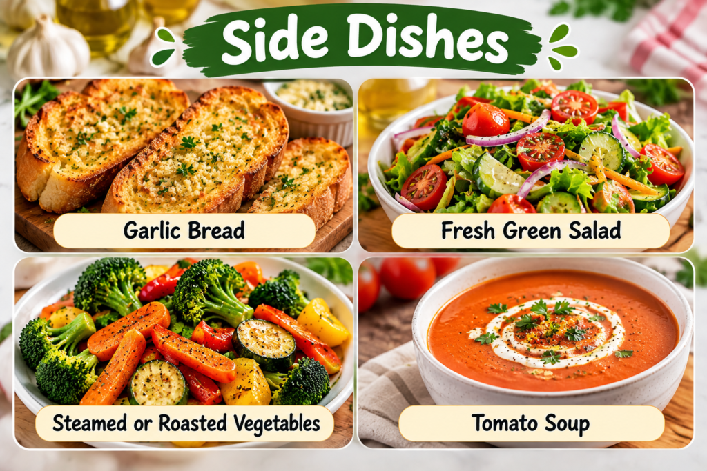 colorful side dishes recipe collage