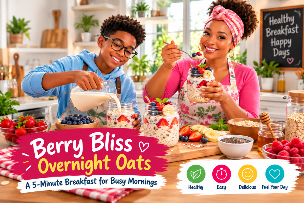 berry bliss overnight oats family kitchen berry bliss overnight oats family kitchen