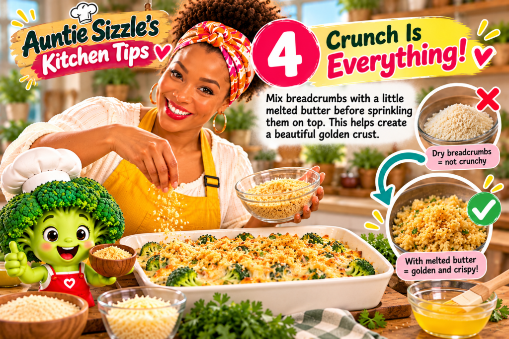 crunchy casserole topping tips