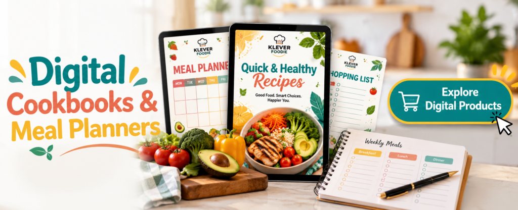 klever foodie digital meal planners